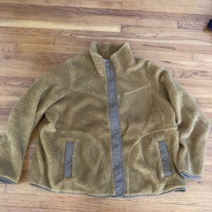 L.L. Bean Tan Fleece Jacket